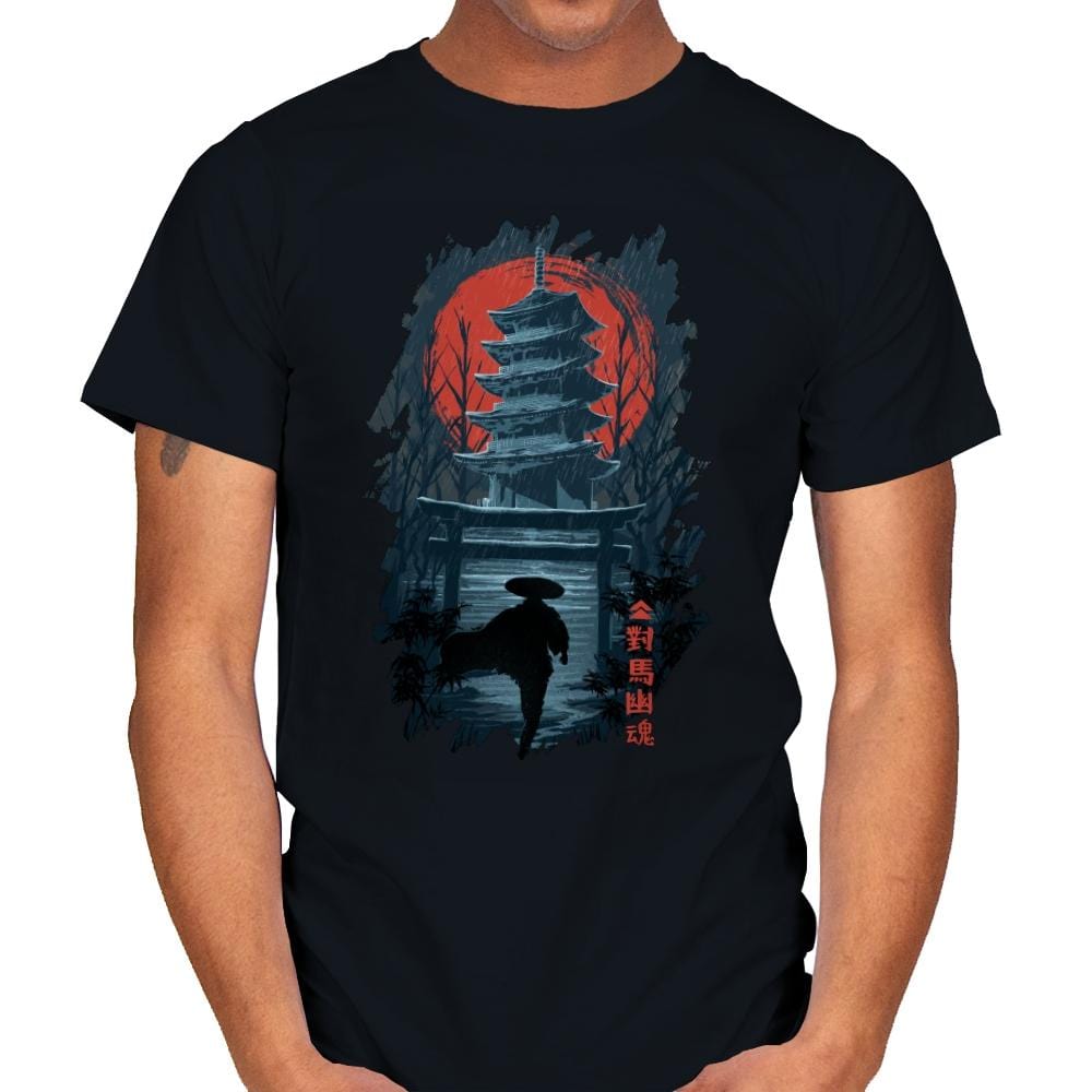 Samurai Shadows - Mens T-Shirts RIPT Apparel Small / Black