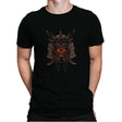 Samurai Skull - Mens Premium T-Shirts RIPT Apparel Small / Black