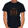 Samurai Skull - Mens T-Shirts RIPT Apparel Small / Black