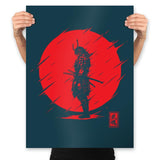 Samurai Spirit - Prints Posters RIPT Apparel 18x24 / Indigo