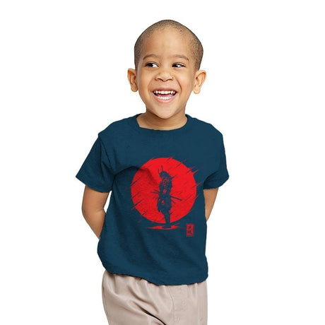 Samurai Spirit - Youth T-Shirts RIPT Apparel X-small / Indigo