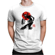 Samurai Sumi-E Exclusive - Mens Premium T-Shirts RIPT Apparel Small / White