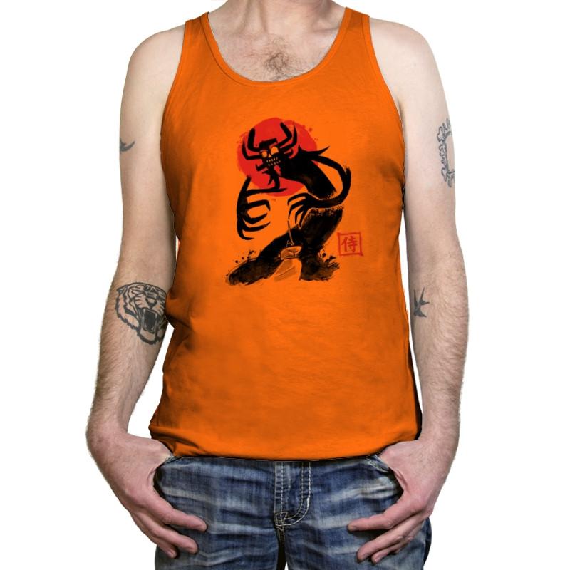 Samurai Sumi-E Exclusive - Tanktop Tanktop RIPT Apparel