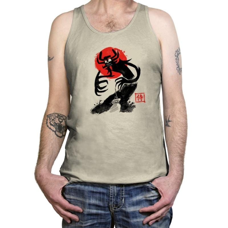 Samurai Sumi-E Exclusive - Tanktop Tanktop RIPT Apparel