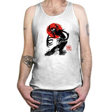 Samurai Sumi-E Exclusive - Tanktop Tanktop RIPT Apparel X-Small / White