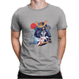 Samurai Wars - Best Seller - Mens Premium T-Shirts RIPT Apparel Small / Light Grey