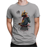 Samurai Watercolor - Mens Premium T-Shirts RIPT Apparel