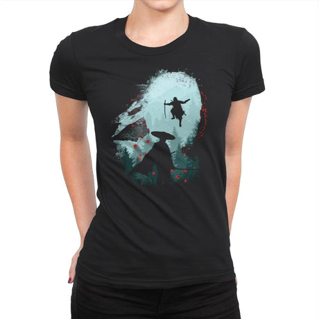 Samurai Way - Womens Premium T-Shirts RIPT Apparel Small / Black