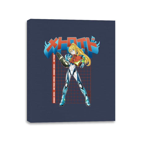 Samus Dread - Canvas Wraps Canvas Wraps RIPT Apparel 11x14 / Navy