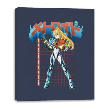 Samus Dread - Canvas Wraps Canvas Wraps RIPT Apparel 16x20 / Navy