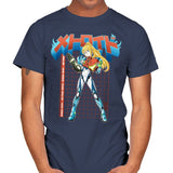 Samus Dread - Mens T-Shirts RIPT Apparel Small / Navy