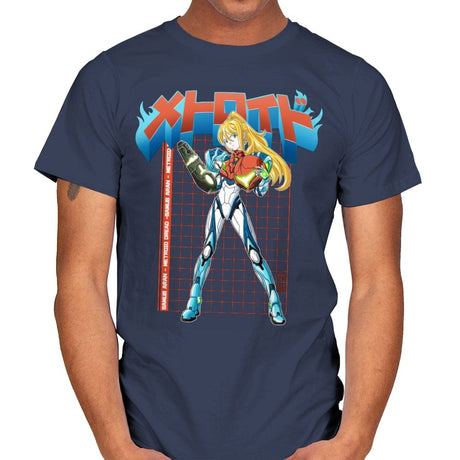Samus Dread - Mens T-Shirts RIPT Apparel Small / Navy