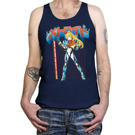 Samus Dread - Tanktop Tanktop RIPT Apparel X-Small / Navy