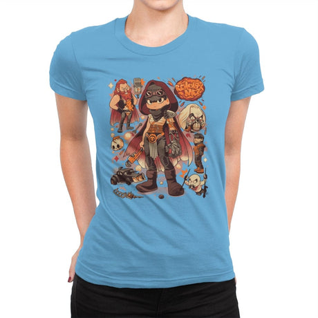 Sand and Fire - Womens Premium T-Shirts RIPT Apparel Small / Turquoise