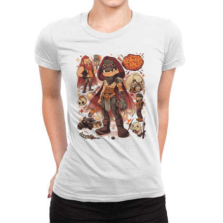 Sand and Fire - Womens Premium T-Shirts RIPT Apparel Small / White