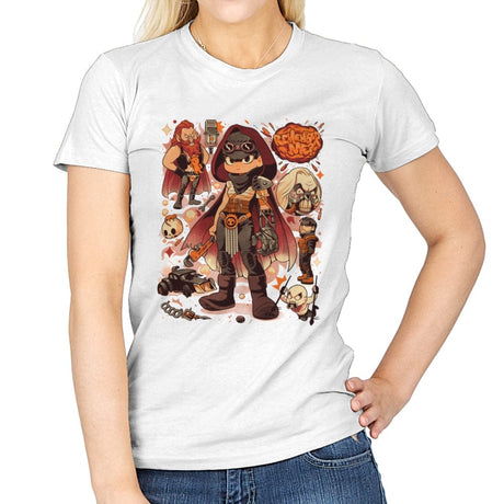 Sand and Fire - Womens T-Shirts RIPT Apparel Small / White
