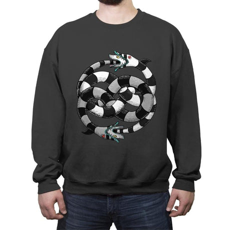 Sand Worms Auryn - Crew Neck Sweatshirt Crew Neck Sweatshirt RIPT Apparel Small / Charcoal