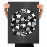 Sand Worms Auryn - Prints Posters RIPT Apparel 18x24 / Charcoal