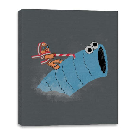 Sandworm Rider - Canvas Wraps Canvas Wraps RIPT Apparel 16x20 / Charcoal