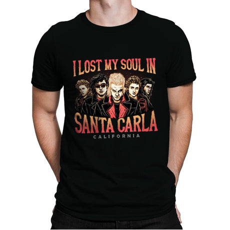 Santa Carla California - Mens Premium T-Shirts RIPT Apparel Small / Black