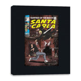 Santa Carla - Canvas Wraps Canvas Wraps RIPT Apparel 16x20 / Black