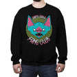 Santa Carla Fang Club - Crew Neck Sweatshirt Crew Neck Sweatshirt RIPT Apparel Small / Black
