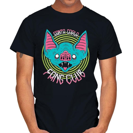 Santa Carla Fang Club - Mens T-Shirts RIPT Apparel Small / Black