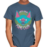 Santa Carla Fang Club - Mens T-Shirts RIPT Apparel Small / Indigo Blue