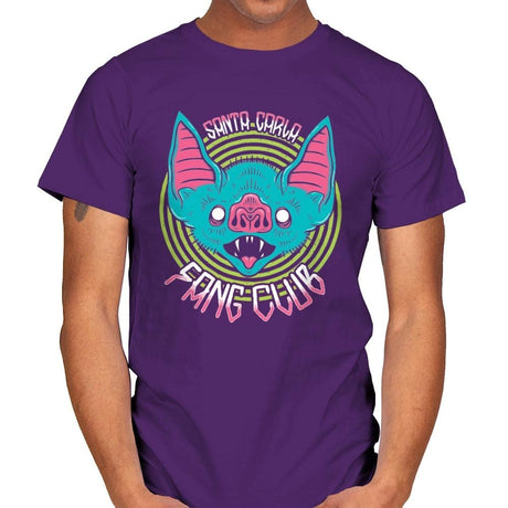 Santa Carla Fang Club - Mens T-Shirts RIPT Apparel Small / Purple