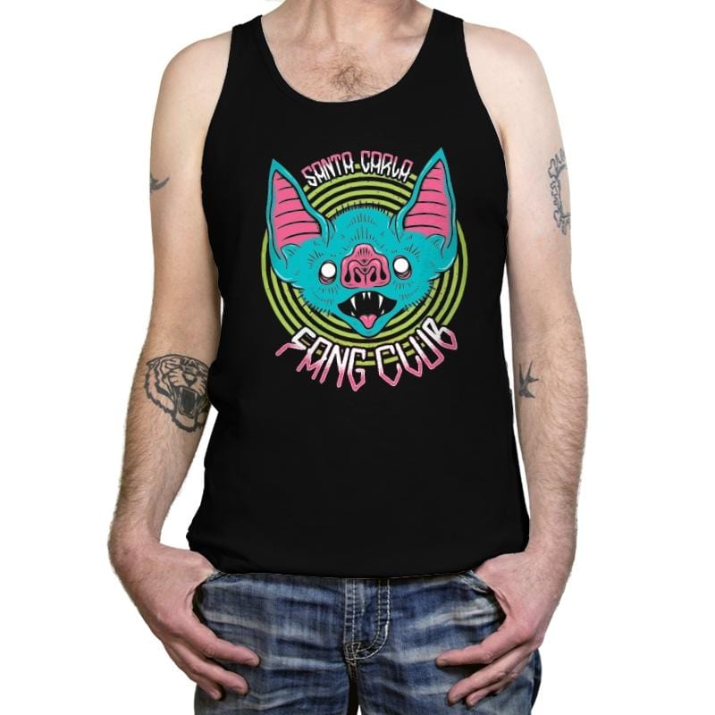 Santa Carla Fang Club - Tanktop Tanktop RIPT Apparel X-Small / Black