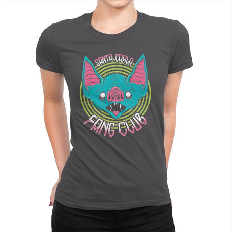 Santa Carla Fang Club - Womens Premium T-Shirts RIPT Apparel Small / Heavy Metal