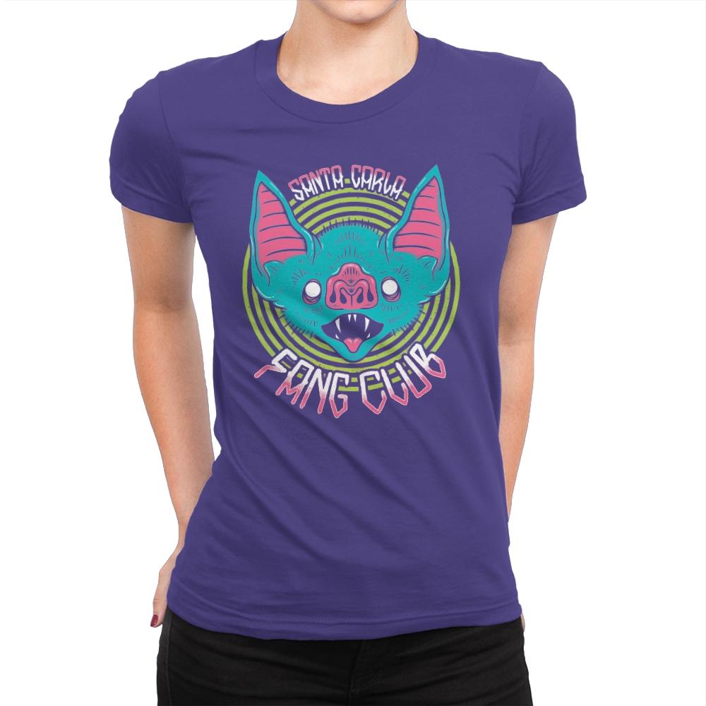 Santa Carla Fang Club - Womens Premium T-Shirts RIPT Apparel Small / Purple Rush