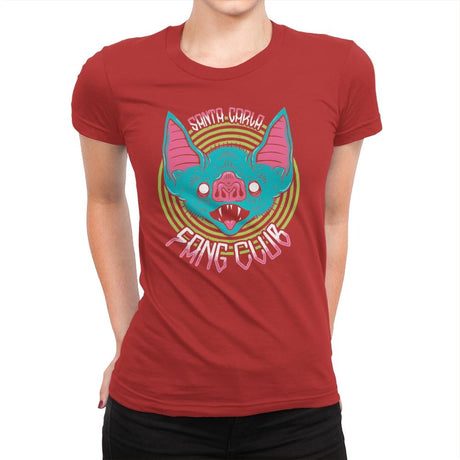 Santa Carla Fang Club - Womens Premium T-Shirts RIPT Apparel Small / Red