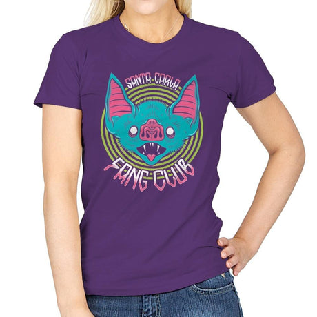 Santa Carla Fang Club - Womens T-Shirts RIPT Apparel Small / Purple