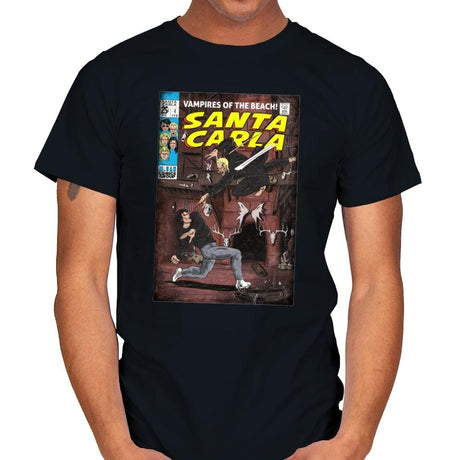 Santa Carla - Mens T-Shirts RIPT Apparel Small / Black