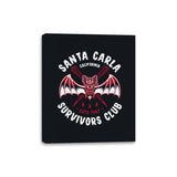 Santa Carla Survivors Club - Canvas Wraps Canvas Wraps RIPT Apparel 8x10 / Black
