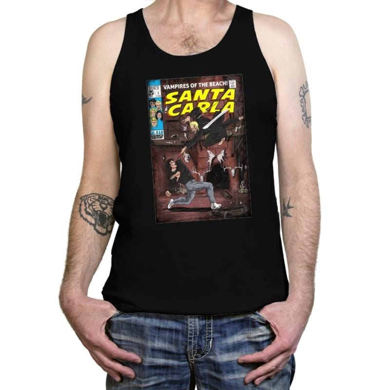 Santa Carla - Tanktop Tanktop RIPT Apparel X-Small / Black