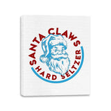 Santa Claws Seltzer - Canvas Wraps Canvas Wraps RIPT Apparel 11x14 / White