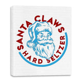 Santa Claws Seltzer - Canvas Wraps Canvas Wraps RIPT Apparel 16x20 / White