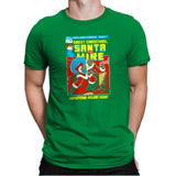 Santa For Hire Exclusive - Mens Premium T-Shirts RIPT Apparel Small / Kelly Green