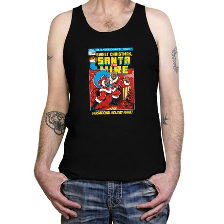 Santa For Hire Exclusive - Tanktop Tanktop RIPT Apparel