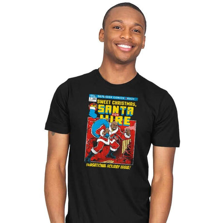Santa For Hire - Mens T-Shirts RIPT Apparel