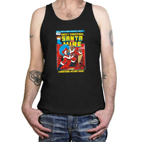 Santa For Hire - Tanktop Tanktop RIPT Apparel