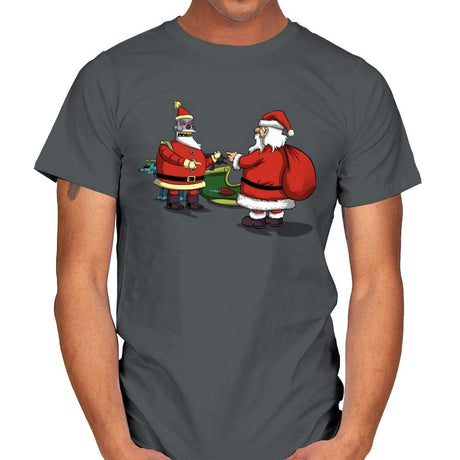 Santa Is That You? - Mens T-Shirts RIPT Apparel Small / Charcoal