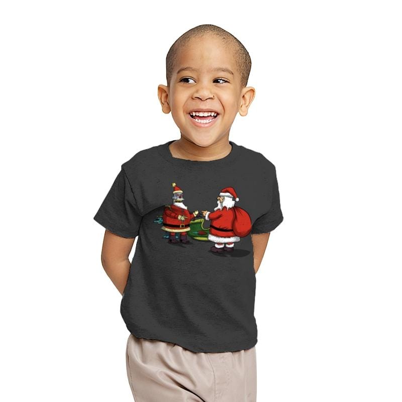Santa Is That You? - Youth T-Shirts RIPT Apparel X-small / Charcoal