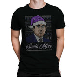 Santa Mike - Ugly Holiday - Mens Premium T-Shirts RIPT Apparel Small / Black