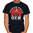 Santa's Gym - Mens T-Shirts RIPT Apparel Small / Black