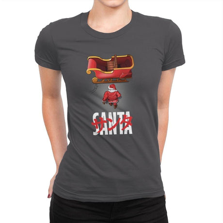 Santakira - Womens Premium T-Shirts RIPT Apparel Small / 3f3f3f