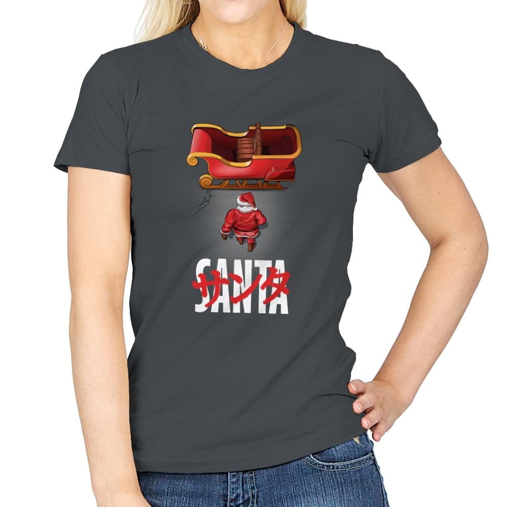 Santakira - Womens T-Shirts RIPT Apparel Small / 3f3f3f
