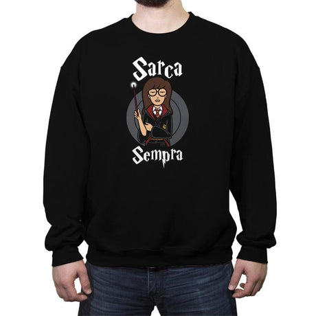 Sarca Sempra - Crew Neck Sweatshirt Crew Neck Sweatshirt RIPT Apparel Small / Black